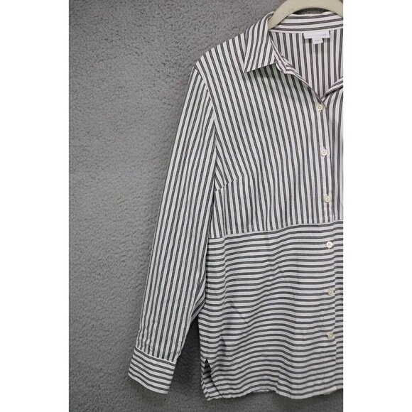 J.Jill Long Sleeve Button Up Tunic-Size Small-Office-Business - Picture 3 of 10